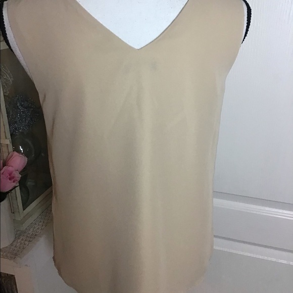 🔥HP🔥VENUS Sexy Sleeveless Brown & Black Top Size Small - Picture 5 of 7